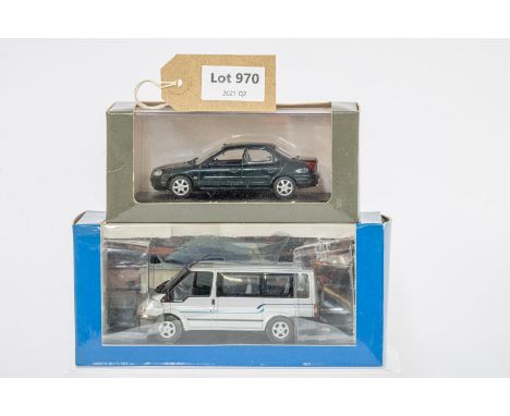 Manufacturer  - Pauls Model Art | Description - 2 Boxed Ford Models Ford Transit &amp; Ford Mondeo | Stock Code - ? | Notes -