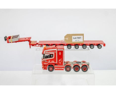 Manufacturer  - Tekno | Description - Scania Longline 8x4 with extendable Nooteboom Lowloader Carsten Hansen Give Svaergods |