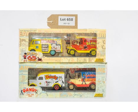 Manufacturer  - Lledo | Description - The Dandy 2 model Set (DA1002) &amp; The Beano 2 model Set (BN1002 | Stock Code - N/A |