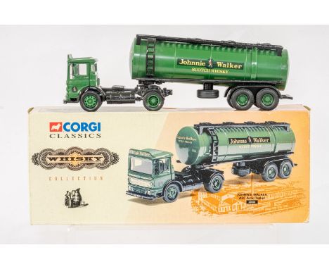 Manufacturer  - Corgi | Description - AEC Artic Tanker - Johnnie Walker | Stock Code - 20801 | Notes - | Scale - 1:50 | Certi