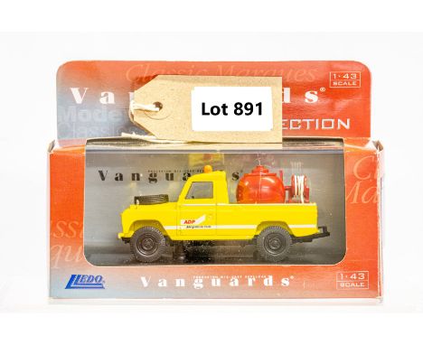 Manufacturer  - Vanguards | Description - Land Rover- Aeroport De Paris | Stock Code - VA07607 | Notes - None| Scale - 1:43 |