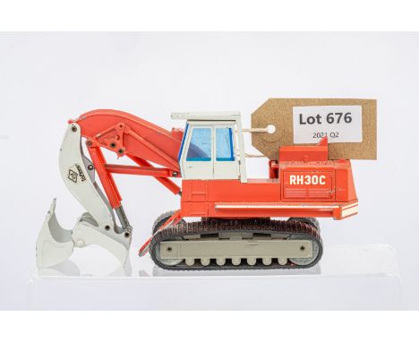 Manufacturer  - NZG | Description - O&amp;K RH30C Front Shovel Excavator | Stock Code - 246 | Notes - | Scale - 1:50 | Certif