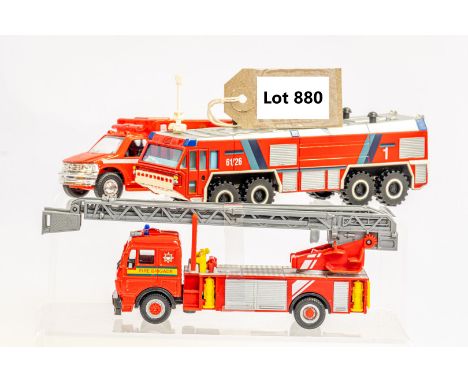 Manufacturer  - N/A | Description - 3 x Assorted Fire Rescue Trucks | Stock Code - N/A | Notes - Unboxed | Scale - N/A | Cert