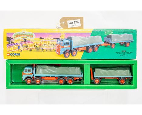 Manufacturer  - Corgi | Description - Billy Crow &amp; Sons Atkinson 8 Wheel Rigid Truck &amp; Trailer With Loads Set | Stock