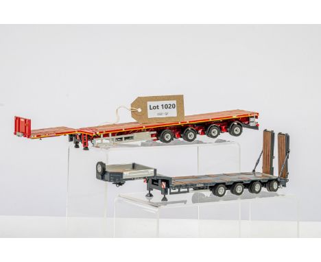 Manufacturer  - ? | Description - 2 x Assorted trailer Models | Stock Code - ? | Notes - No boxes| Scale - 1:50 | Certificate