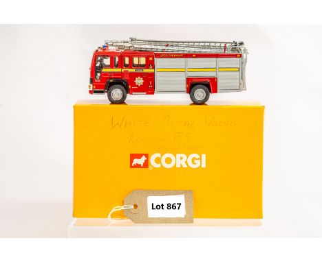 Manufacturer  - Fire Brigade Models | Description - Volvo Fire Engine - Clapham Fire Brigade | Stock Code - N/A | Notes - In 