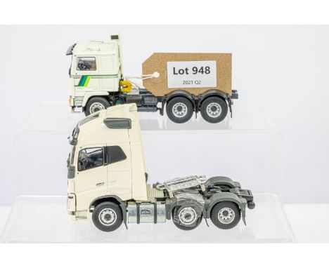 Manufacturer  - Tekno | Description - 2 Tekno Volvos -  FH16 750 6x2 (63118), F12 6x2 (69430) | Stock Code - N/A | Notes - No