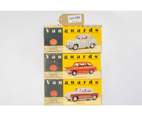 Manufacturer  - Vanguards | Description - Rover P4 - Beige &amp; Brown / Hillman IMP - Red / Austin A35 Saloon - Grey | Stock