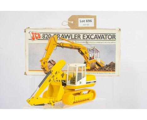 Manufacturer  - NZG | Description - JCB 820 Crawler Excavator | Stock Code - 286 | Notes - | Scale - 1:35 | Certificate - No