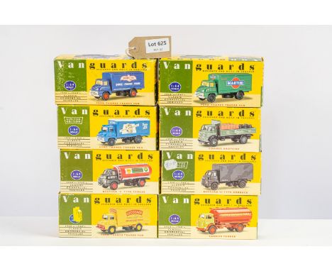 Manufacturer  - Vanguards | Description - 8 x Boxed Vanguard Lorries | Stock Code - N/A | Notes - | Scale - 1:64 | Certificat