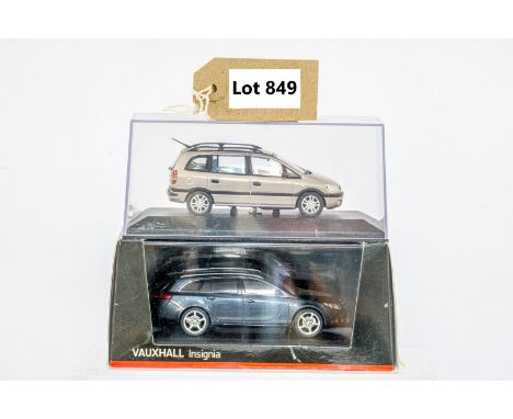 Manufacturer  - N/A | Description - 2 x Boxed Car Models - Vauxhall Zafira &amp; Insignia | Stock Code - N/A | Notes - None| 