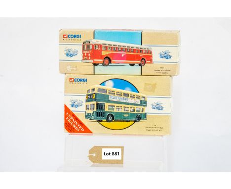 Manufacturer  - Corgi | Description - Leyland Atlantean Bus - Maidstone &amp; District / General Motors 4502 - Pacific Electr