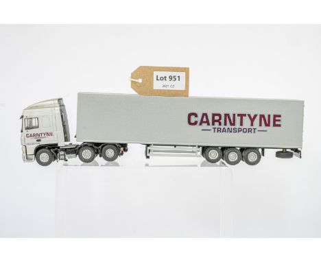 Manufacturer  - Tekno | Description - DAF XF 6x2 Carntyne Transport &amp; Container | Stock Code - ? | Notes - No box| Scale 