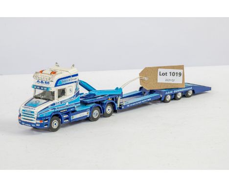 Manufacturer  - Lion Toys | Description - Scania T Cab &amp; Lowloader A &amp; M Commercials | Stock Code - ? | Notes - No bo