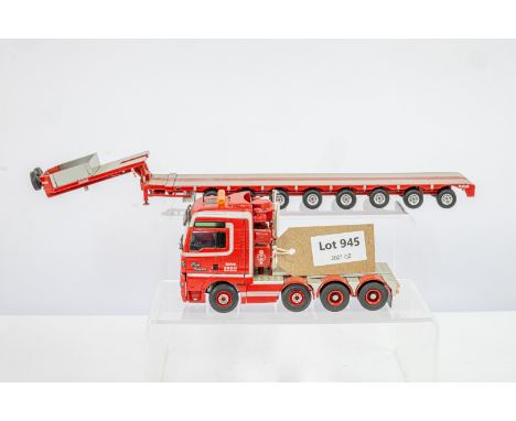 Manufacturer  - Tekno | Description - MAN 8x4 Give Svaergods Finn Hansen  &amp; Trailer | Stock Code - N/A | Notes - No box| 