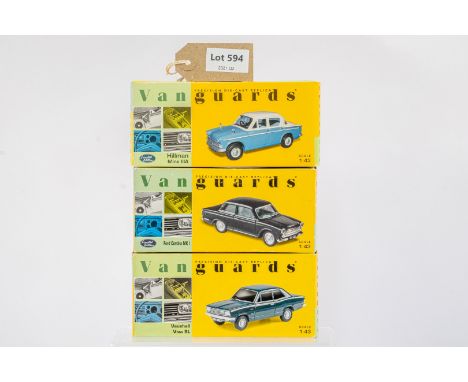 Manufacturer  - Vanguards | Description - Vauxhall Viva SL / Ford Cortina MK I / Hillman Minx IIIA | Stock Code - N/A | Notes