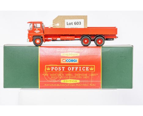 Manufacturer  - Corgi | Description - Guy Warrior 6 Wheel Dropside Lorry - Post Office Supplies Dept | Stock Code - 29501 | N