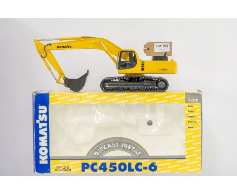 Manufacturer  - Joal | Description - Komatsu PC450LC-6 Excavator | Stock Code - 266 | Notes - | Scale - 1:32 | Certificate - 