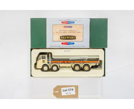 Manufacturer  - Corgi | Description - ERF KV 8 Wheel Platform Lorry - Scottish &amp; Newcastle | Stock Code - 11801 | Notes -