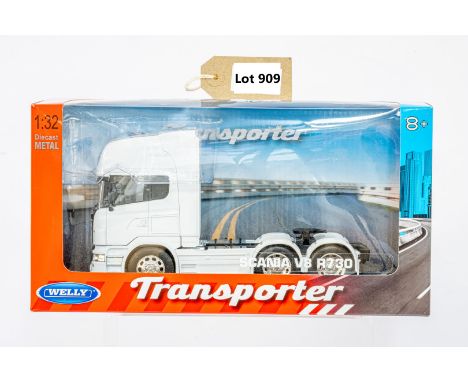 Manufacturer  - Welly | Description - Scania R730 V8 | Stock Code - 32670L-W | Notes - None| Scale - 1:32 | Certificate - No