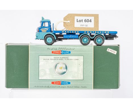 Manufacturer  - Corgi | Description - Albion Reiver 6 Wheel Platform Lorry - Tyson Burridge | Stock Code - 26102 | Notes - | 