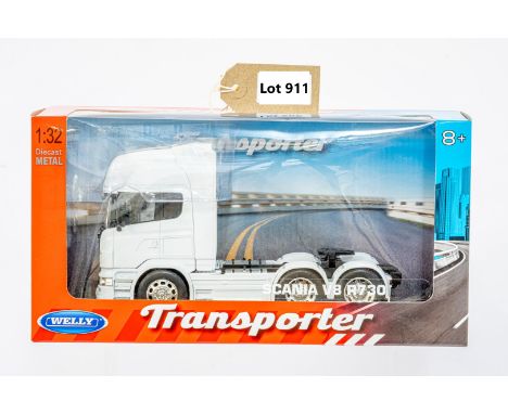 Manufacturer  - Welly | Description - Scania R730 V8 | Stock Code - 32670L-W | Notes - None| Scale - 1:32 | Certificate - No