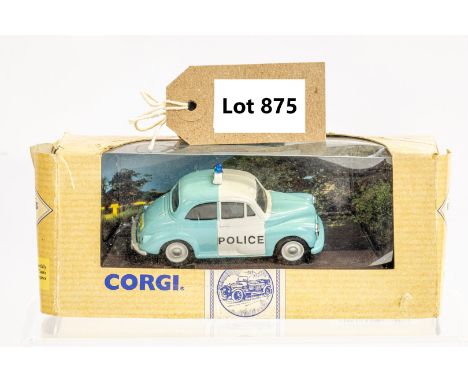 Manufacturer  - Corgi | Description - Morris Minor Saloon - Merthyr Tydfil | Stock Code - 96759 | Notes - None| Scale - 1:43 