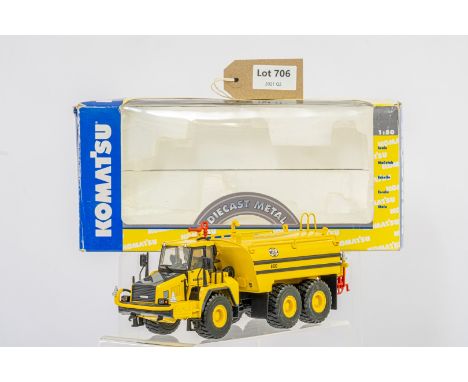 Manufacturer  - Joal | Description - Komatsu HM400-1 Water Tanker | Stock Code - 40061 | Notes - | Scale - 1:50 | Certificate