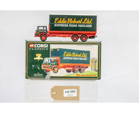 Manufacturer  - Corgi | Description - Bedford KM Lorry - Eddie Stobart | Stock Code - 18801 | Notes - | Scale - 1:50 | Certif