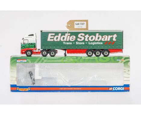 Manufacturer  - Corgi | Description - Volvo FH Curtainside Trailer - Eddie Stobart | Stock Code - CC14002 | Notes - | Scale -