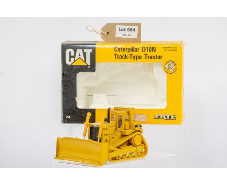 Manufacturer  - ERTL | Description - CAT D10N Track Type Tractor | Stock Code - 2436 | Notes - | Scale - 1:50 | Certificate -