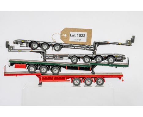 Manufacturer  - ? | Description - 4 x Assorted Loose Trailers | Stock Code - ? | Notes - No boxes| Scale - 1:50 | Certificate