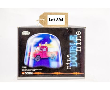 Manufacturer  - Corgi | Description - Land Rover - Royal Airforce Crash Rescue Truck | Stock Code - CC07407 | Notes - None| S