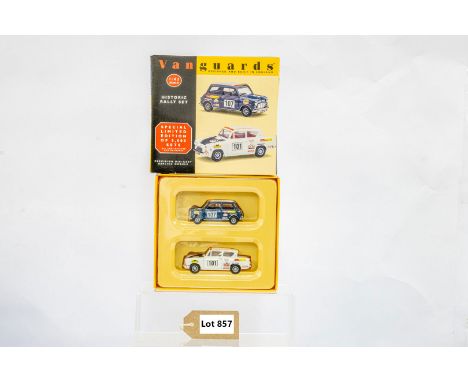 Manufacturer  - Corgi | Description - Historic Rally Set Mini Cooper + Allardette Anglia | Stock Code - H11002 | Notes - None