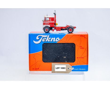 Manufacturer  - Tekno | Description - Mack F700 4X2 Tractor Unit - Frankie Wilson | Stock Code - 76796 | Notes - None| Scale 