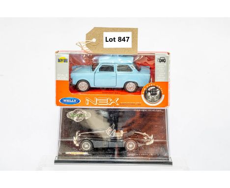 Manufacturer  - Welly &amp; Vitesse | Description - Trabant 301 &amp; Jaguar XK140 Open | Stock Code -  | Notes - None| Scale