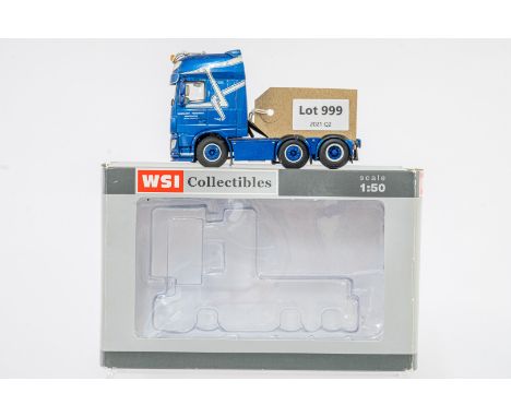 Manufacturer  - WSI | Description - DAF XF SSC 6x2 - Nieuwland | Stock Code - 01-1491 | Notes - | Scale - 1:50 | Certificate 