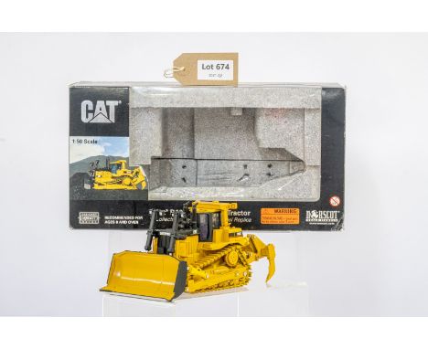 Manufacturer  - Norscott | Description - CAT D10T Track Type Tractor | Stock Code - 55158 | Notes - | Scale - 1:50 | Certific