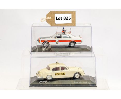 Manufacturer  - N/A | Description - 2 x Assorted Police Cars | Stock Code - N/A | Notes - Code 3| Scale - 1:43 | Certificate 