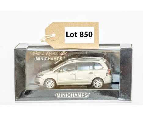 Manufacturer  - Minichamps | Description - Opel Zafira | Stock Code - 141511 | Notes - None| Scale - 1:43 | Certificate - No