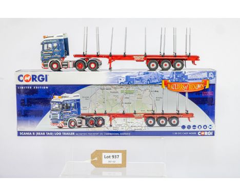 Manufacturer  - Corgi | Description - Scania R (Rear Tag) Log Trailer McFadyens Transport | Stock Code - CC13741 | Notes - | 