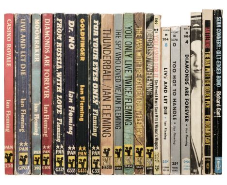 Fleming (Ian). A set of 13 James Bond novels, from Casino Royale to Octopussy, Pan paperback editions, 1955-67, lacking only 