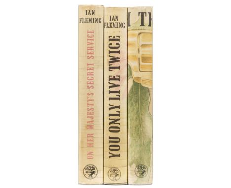 Fleming (Ian). On Her Majesty's Secret Service, 1963; You Only Live Twice, 1964; The Man With the Golden Gun, 1965, 1st editi