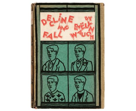 Waugh (Evelyn). Decline and Fall. An Illustrated Novelette, 1st edition, 1st issue, London: Chapman &amp; Hall, 1928, frontis