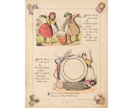 Bennett (Charles H.). Old Nurse’s Book of Rhymes, Jingles and Ditties, edited and illustrated by Charles H. Bennett, 1st edit