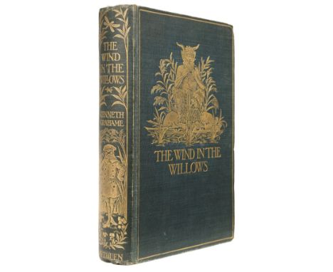 Grahame (Kenneth). The Wind in the Willows, 2nd edition, London: Methuen, 1908, half-title, frontispiece, contemporary gift i