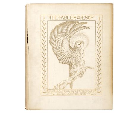 Detmold (Edward, illustrator). The Fables of Aesop, London: Hodder &amp; Stoughton, 1909, 25 tipped-in colour plates, light o