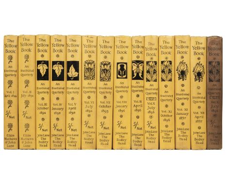 The Yellow Book. An Illustrated Quarterly, 13 volumes, a complete run, London: Elkin Mathews &amp; John Lane, April 1894-Apri