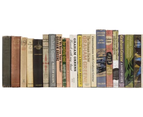 Greene (Graham). The Man Within, 1st US edition, 1929; Stamboul Train, 1st edition, 2nd state, 1932; Nineteen Stories, 1st ed