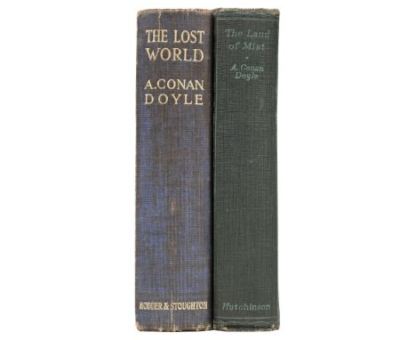 Conan Doyle (Arthur). The Lost World, 1st edition, London: Hodder and Stoughton, [1912], 5 monochrome plates, illustrations, 